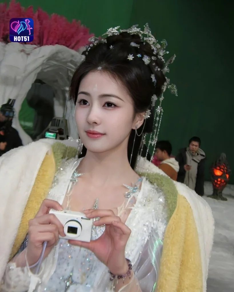 Foto Cantik Bai Lu di Platform HOT51 yang Memukau