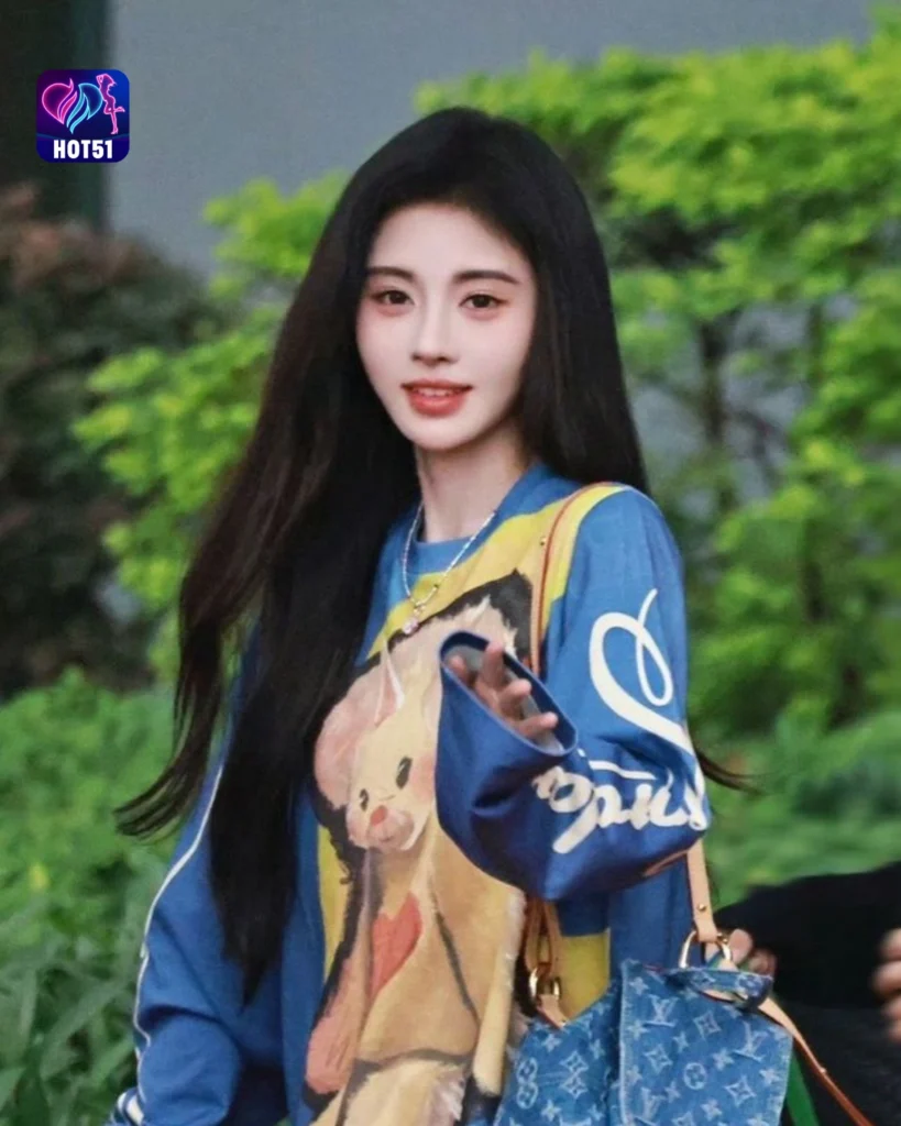 Foto Cantik Ju Jingyi di Platform HOT51 yang Memukau 