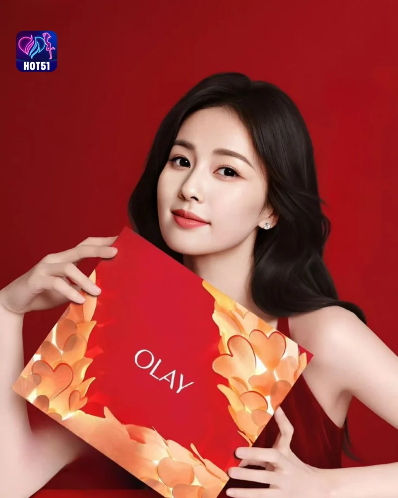 Gambar Cantik Bai Lu di Platform HOT51 