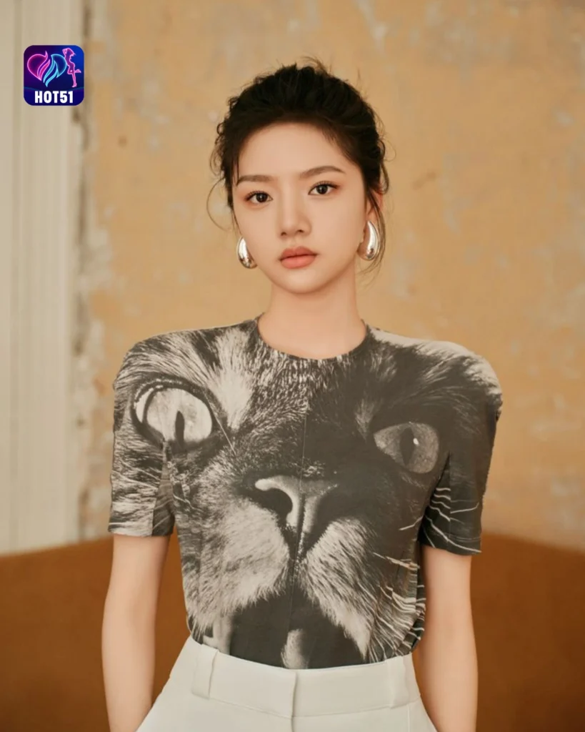  Stunning Ren Min Photos Shine on HOT51 Platform
