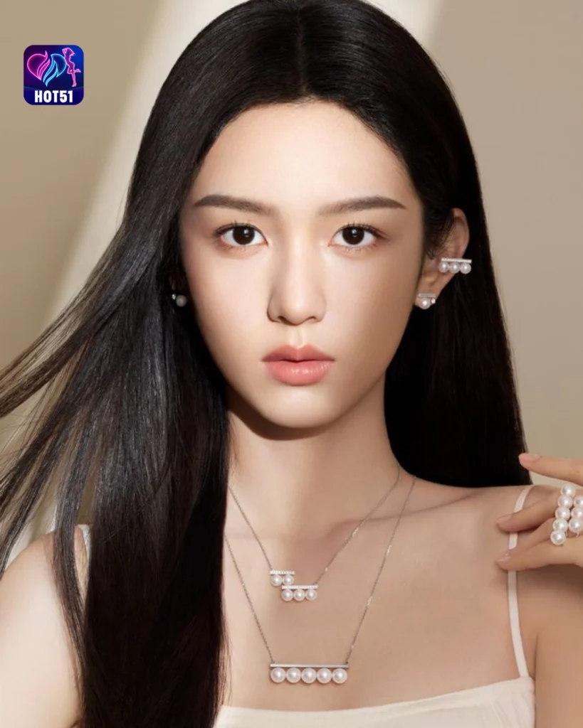 Stunning Zhou Ye's Photos Shine on HOT51 Platform 