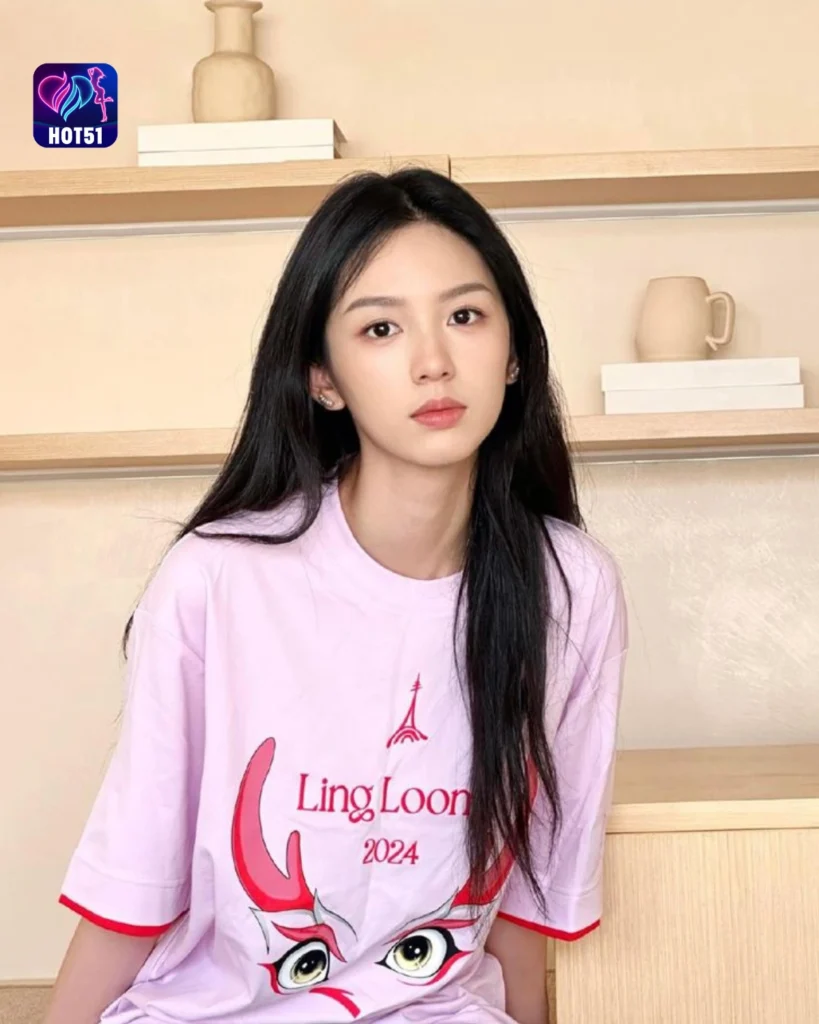 Stunning Zhou Ye's Photos Shine on HOT51 Platform 