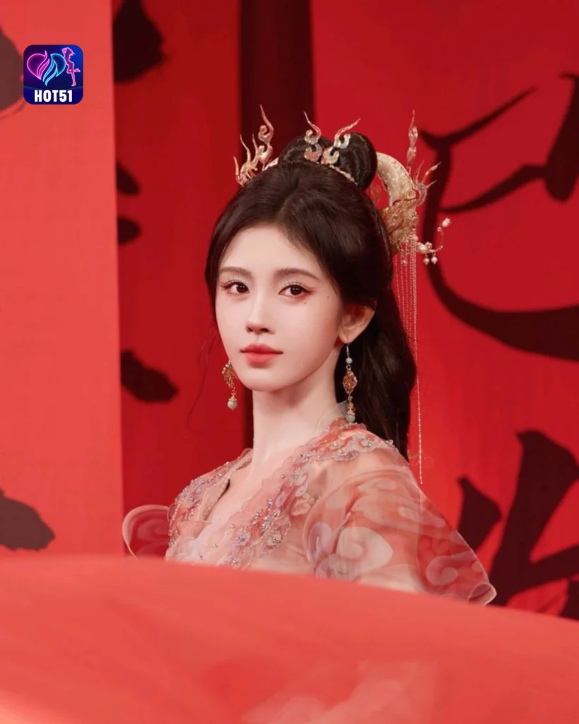  Foto Cantik Ju Jingyi di Platform HOT51 