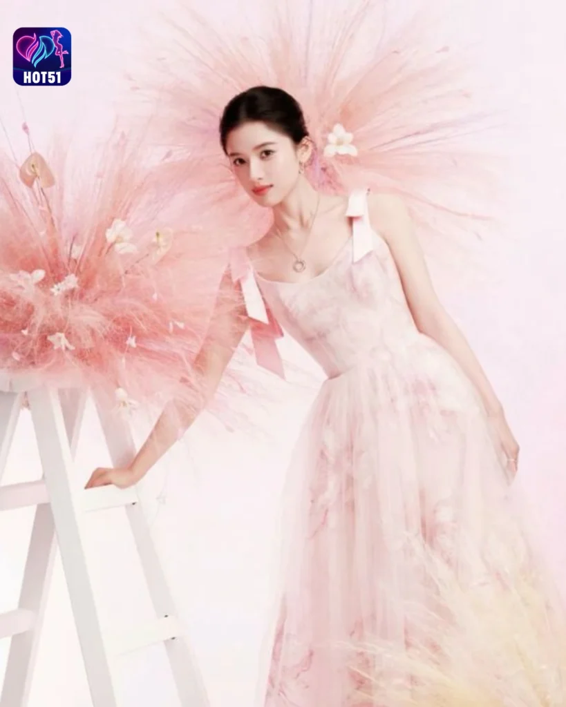  Gambar Cantik Zhang Jingyi di Platform HOT51