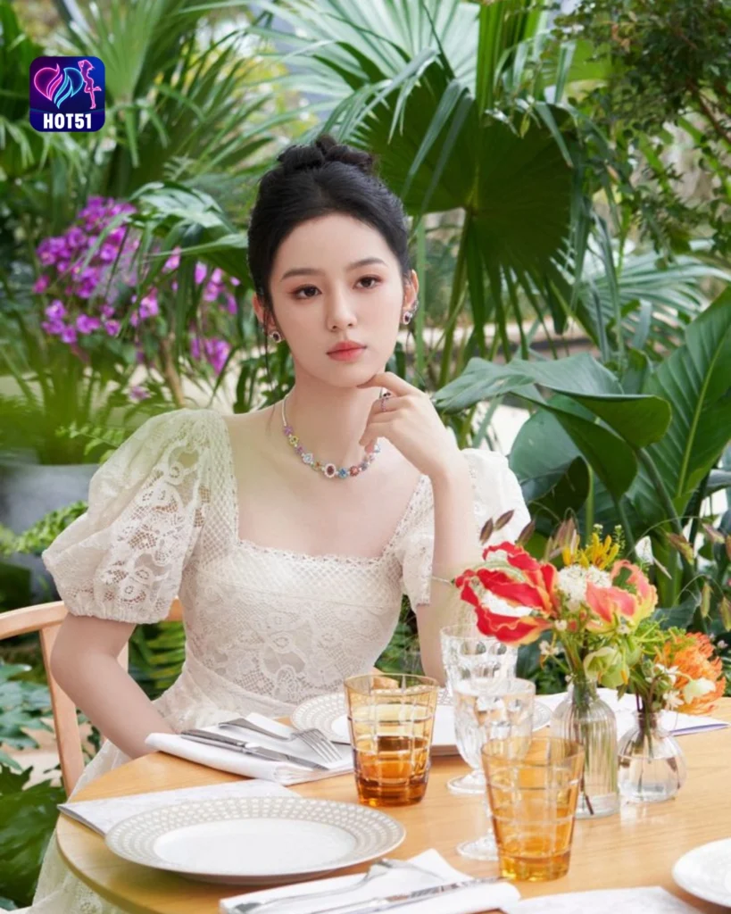 Gambar Cantik Zhou Ye di Platform HOT51