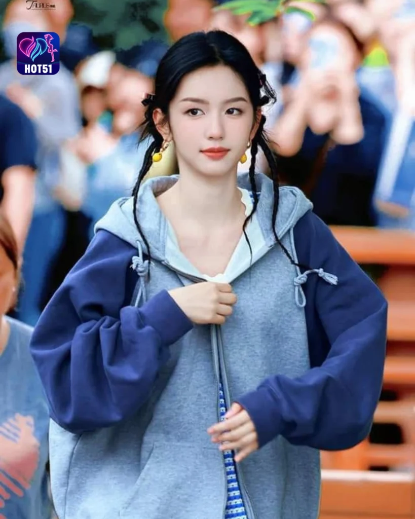  Gambar Cantik Zhou Ye di Platform HOT51 
