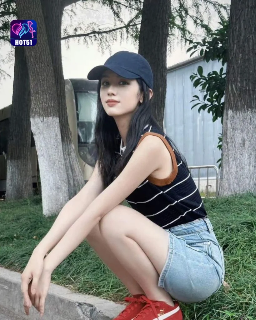 Gambar Cantik Zhou Ye di Platform HOT51 
