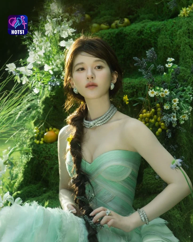 Zhao Lusi’s Stunning Photos on HOT51 Platform