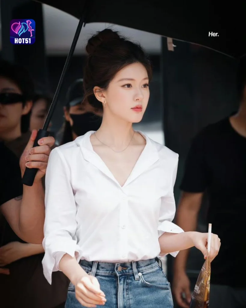  Zhao Lusi’s Stunning Photos on HOT51 Platform 